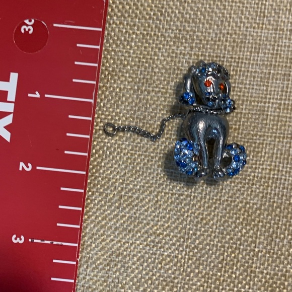 Patriotic poodle brooch - Picture 5 of 6